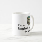 私はあなたが数学を専攻のする英語だ。 コーヒーマグカップ (正面右)