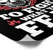 私はあなたが消防士を恐れていることと戦うボランティア ポスター (角)