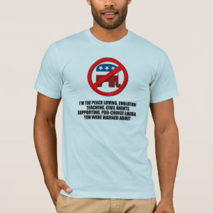 私はあなたが約警告された自由主義者です Tシャツ