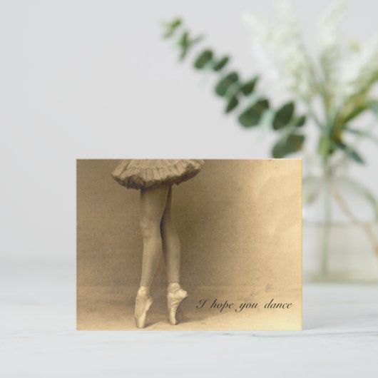 私はあなたが踊ることを願う ポストカード (スタンド正面)