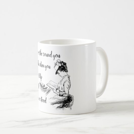 私はあなたが黙っているときに作る音が大好き コーヒーマグカップ (正面右)