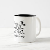 私はあなたが黙って作る音が好きおもしろい ツートーンマグカップ (正面右)