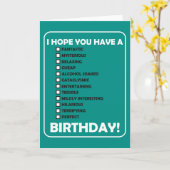 私はあなたが…バースデー カード (黄色い花)