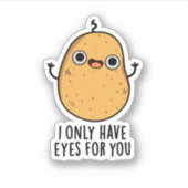 私はあなただけに目おもしろいを持つ シール (正面)