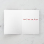 私はあなただけに目を持っているバレンタイン シーズンカード (内部)