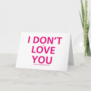 私はあなただけを愛していない – Valentine Card シーズンカード