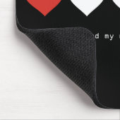 私はあなたとの私の余命を過ごしたいと思います マウスパッド (コーナー)