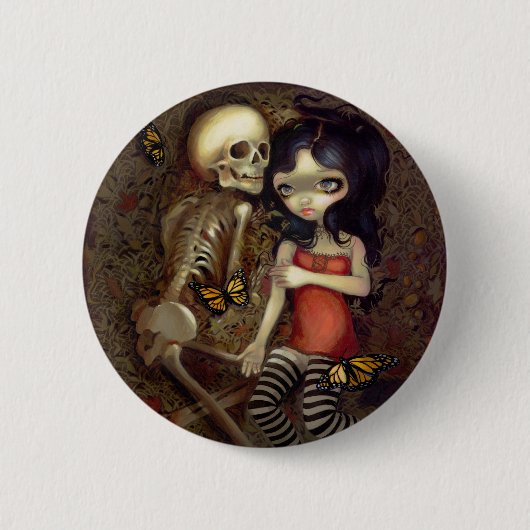 "私はあなたとほとんど"ボタンです 缶バッジ (正面)