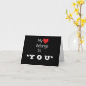 **私はあなたとクリスマスを過ごしたい** カード (黄色い花)