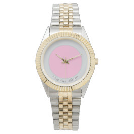 私はあなたとシルバーウォッチと金ゴールドが大好き 腕時計