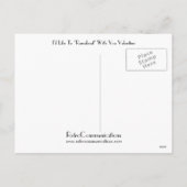 私はあなたとバレンタインを「走り回りたい」 シーズンポストカード (裏面)