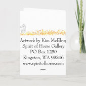 私はあなたと一緒だといつも知っている カード (裏面)