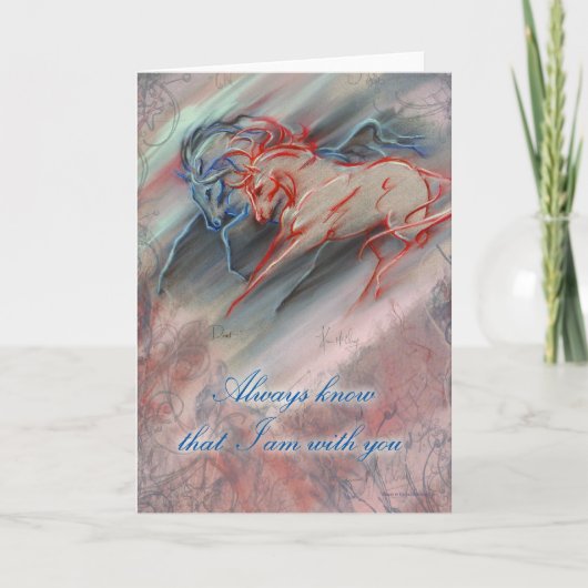 私はあなたと一緒だといつも知っている カード (正面)