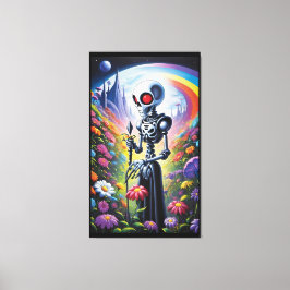 私はあなたと一緒にいる時は静止している キャンバスプリント