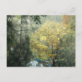 私はあなたと一緒に家にいる。 ポストカード