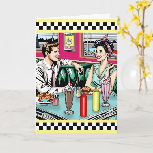 私はあなたと出会った瞬間から幸せな記念日を知った カード (黄色い花)