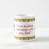 私はあなたと建物の思い出が大好きパパ – ツール コーヒーマグカップ (中央)