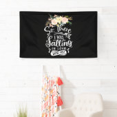 私はあなたと恋に落ちた 横断幕 (インサイチュ)