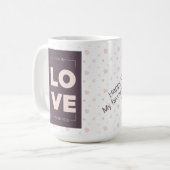 私はあなたと恋をしている コーヒーマグカップ (正面左)