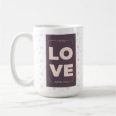私はあなたと恋をしている コーヒーマグカップ (左)