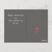 私はあなたと私たちを愛カスタマイズして ポストカード (裏面)