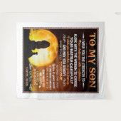 私はあなたにその強さを願う – ライオンパパトソン タペストリー (正面(横))