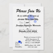 私はあなたにできます演劇のpickleballの行くために割り当てます青愛します 招待状 (正面)