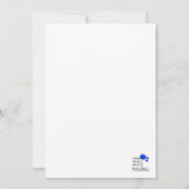 私はあなたにできます演劇のpickleballの行くために割り当てます青愛します 招待状 (裏面)