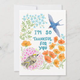 私はあなたにとても感謝している サンキューカード