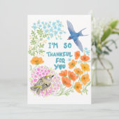 私はあなたにとても感謝している サンキューカード (スタンド正面)