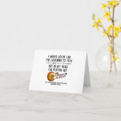 私はあなたにはギターに聞似ているかもしれ遊ない カード (黄色い花)