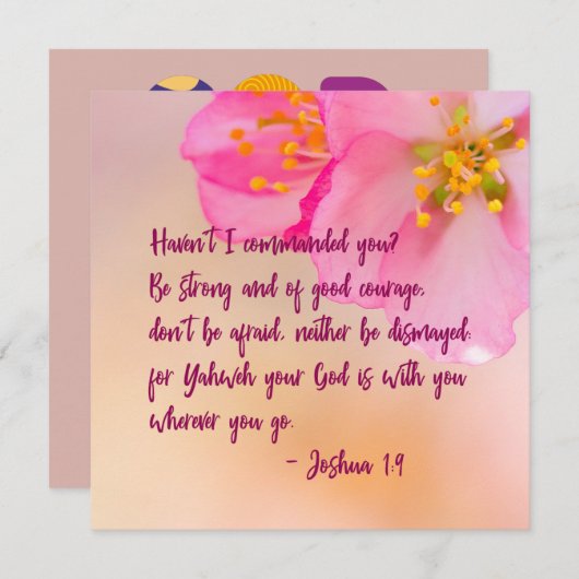 私はあなたにキリスト教のフローラを命じなかった (正面/裏面)