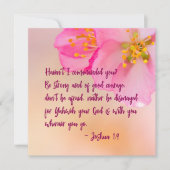 私はあなたにキリスト教のフローラを命じなかった (正面)