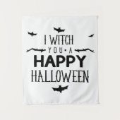 私はあなたにハッピーハローウィンを付ける タペストリー (正面)