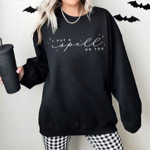 私はあなたにハロウィーンスウェットシャツを綴る スウェットシャツ