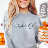 私はあなたにハロウィーンスウェットシャツを綴る スウェットシャツ