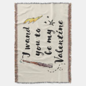 私はあなたにバレンタインを願う スローブランケット (正面縦)