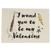 私はあなたにバレンタインを願う ラージペーパーバッグ (裏面)