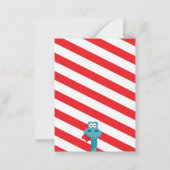 私はあなたにバレンタインデーの名刺を預ける ノートカード (裏面)