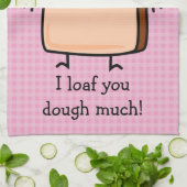 私はあなたにパン生地を多くのトーストパンをローフ キッチンタオル (折り畳み)