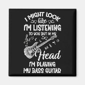 私はあなたにベース聞ギターを見せているかもしれない マグネット (正面)