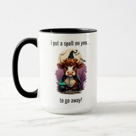 私はあなたに不機嫌な高地の牛の魔女を呪文をかける マグカップ