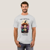 私はあなたに不機嫌な高地の牛の魔女を呪文をかける Tシャツ (正面フル)