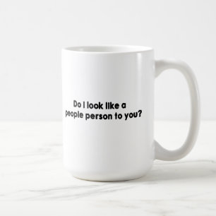 私はあなたに人々人のように見えますか。 コーヒーマグカップ