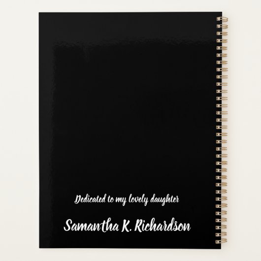 私はあなたに会う前にあなたを愛した：私の最初のベビーの回想会 プランナー手帳 (裏面)
