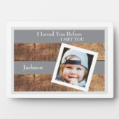 私はあなたに会う前にあなたを愛していたフォトグレー フォトプラーク (正面)