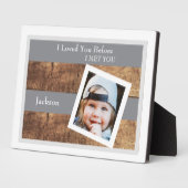 私はあなたに会う前にあなたを愛していたフォトグレー フォトプラーク (側面)