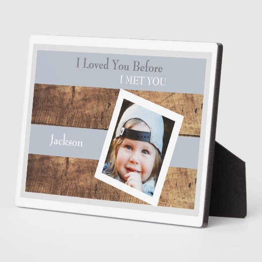 私はあなたに会う前にあなたを愛していた子写真 フォトプラーク (側面)
