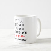 私はあなたに会った好き私は保あなたが幸せ1st コーヒーマグカップ (正面右)