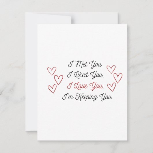 私はあなたに会った、私はあなたを愛し保て、私は上にいる シーズンカード (正面)